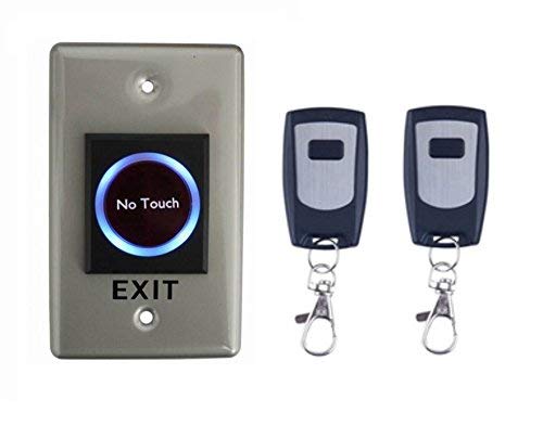 No Touch Infrared Door Exit Push Release Button Switch W/Remote Control For Access Control