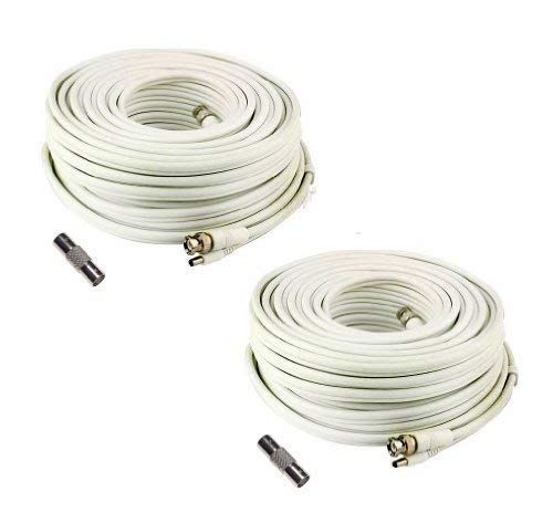 (2) 200 Foot Security Camera Cable for Samsung SDH-C75100, SDH-C75080, SDH-C74040, SDH-C73040