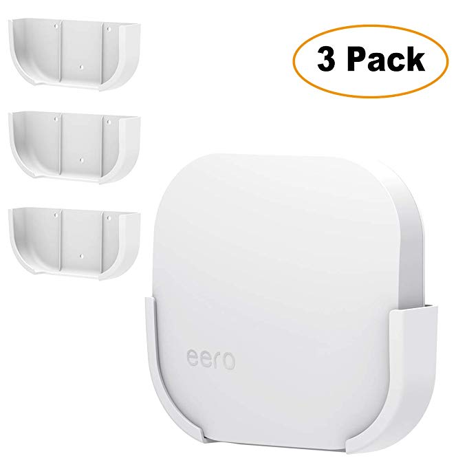 Eero Mount, Eero Wifi Wall Mount Holders for Eero Home Eero Pro WiFi System Pack of 3, Improve Your WiFi Signal