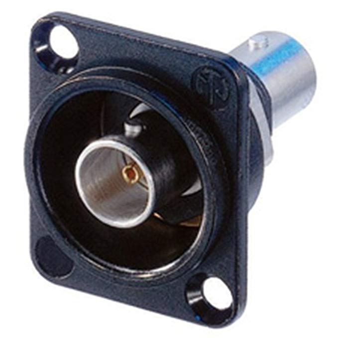 NEUTRIK NBB75DFIB RF/COAXIAL, BNC BHD JACK STRAIGHT, 75 OHM