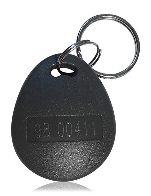 25 pcs 26 Bit Proximity Key Fobs Weigand Prox Keyfobs Compatable with ISOProx 1386 1326 H10301 format readers. Works with the vast majority of access control systems