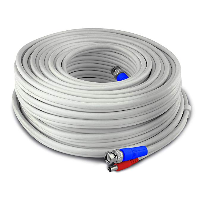 Swann 30m/100ft BNC 960H/AHD/TVI extension cable Surveillance Camera Cable, white (SWPRO-30MTVF-GL)