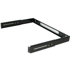 1U Hinged Extendable Wall Mount Bracket, Max 13.5