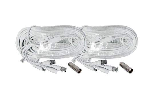 (2) 60 Foot Security Camera Cable for Samsung SDS-P4042, SDS-P3042