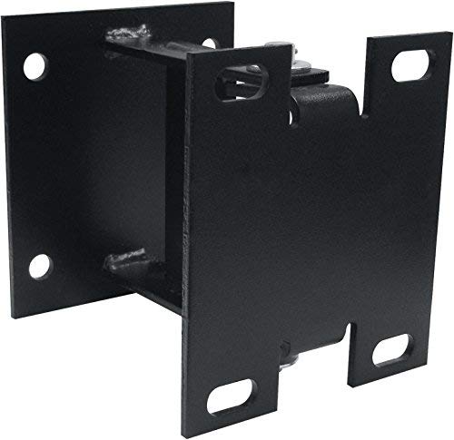 Coxreels 15720 Steel Vertical Surface Mounting Swing Bracket for Spring Driven Reels, Black