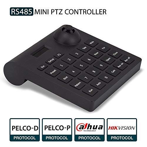 PTZ Keyboard,LEFTEK Analog Camera RS485 Controller Mini PTZ Jorystick With LCD Screen Display Menu