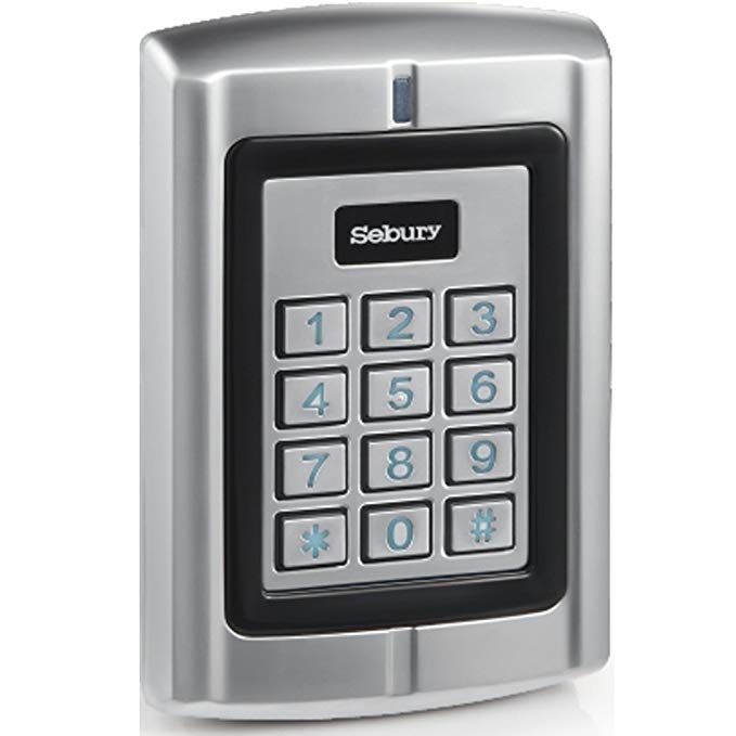 UHPPOTE Metal Waterproof Access Control Keypad RFID Reader With Wiegand 26-37 Interface For 125KHz HID Card