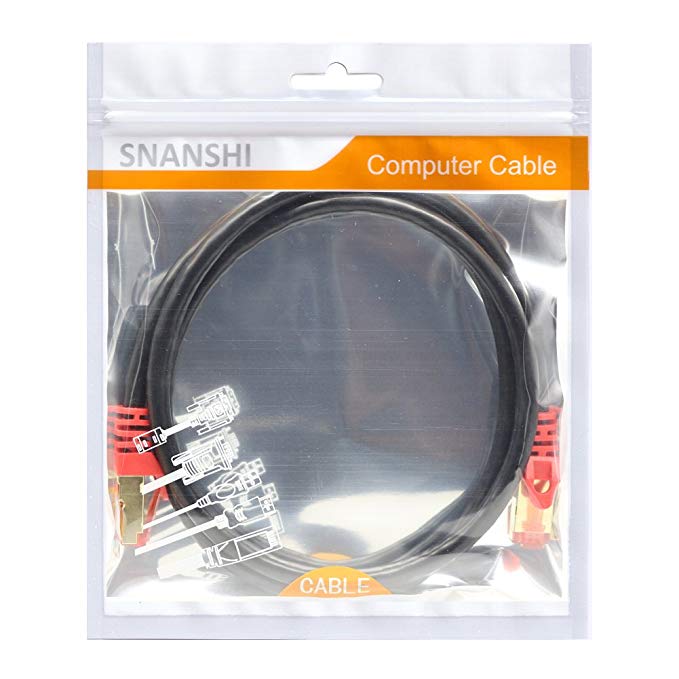 SNANSHI 8 Channel Power Cable Splitter 1 Female to 8 Male for Security CCTV Camera