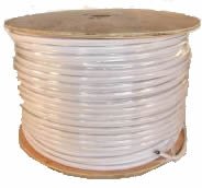 500 Foot Reel CCTV Cable - RG59 with 18/2 - Siamese White