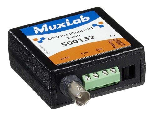 Muxlab 500132 CCTV Pass-Thru/GLI Balun