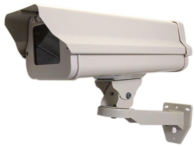 Evertech Housing CCTV Security Surveillance Outdoor Camera Box Weatherproof Heavy Duty Aluminum - Brackets Included