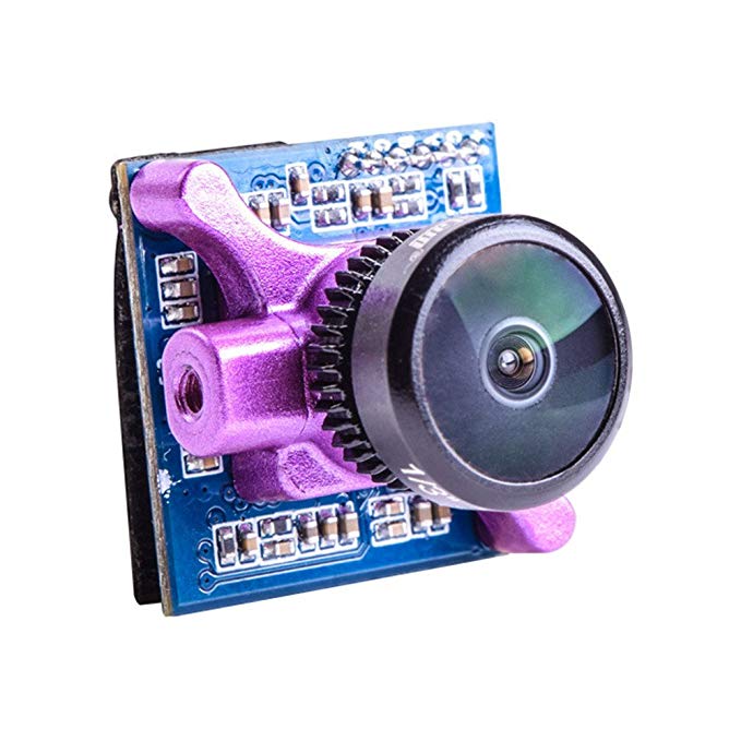 Crazepony RunCam Micro Sparrow 2 FPV Camera 700TVL Micro CMOS FPV Cam Super WDR OSD One Touch Scene Setting 4:3 for FPV Racing (NTSC)