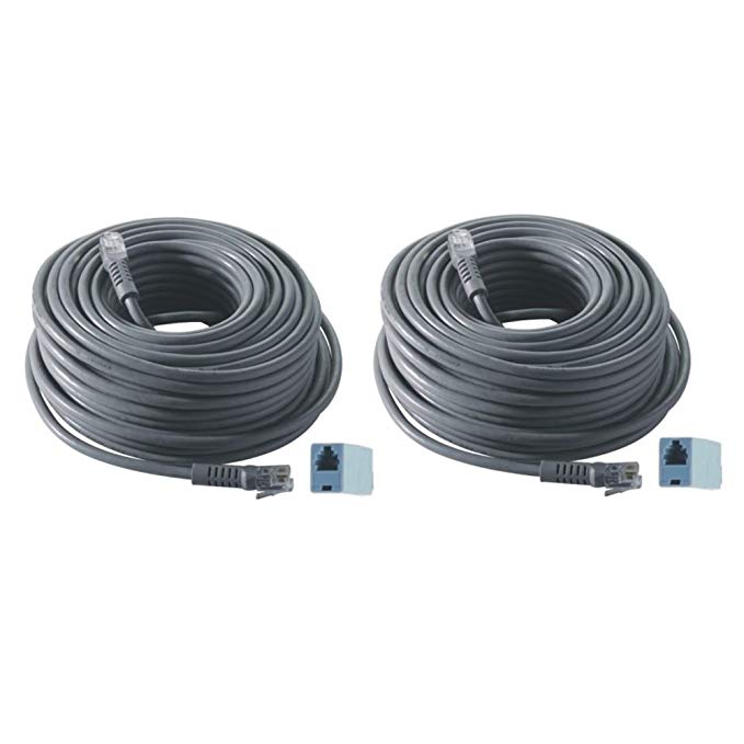 REVO America 100-Feet RJ12 Cable (2-Pack) with Connectors