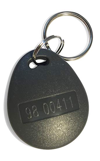 12 pcs 26 Bit Proximity Key Fobs Weigand Prox Keyfobs Compatable with ISOProx 1386 1326 H10301 format readers. Works with the vast majority of access control systems