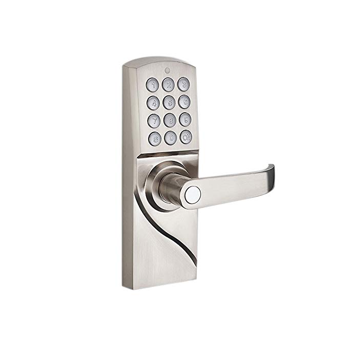 PS4004R Electronic Cylinder Door Lock with Keypad Access - Right Hand Swing Doors