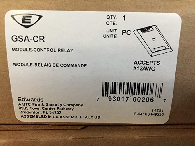 Edwards GSA-CR - Control Relay Module